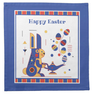 Happy Easter Cute Personalized Cloth Napkin
