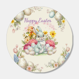 Happy Easter Cute Water Color bunny Hershey®'s Kisses®