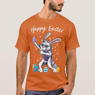 Happy easter Dabbing Bunny eggs T-Shirt