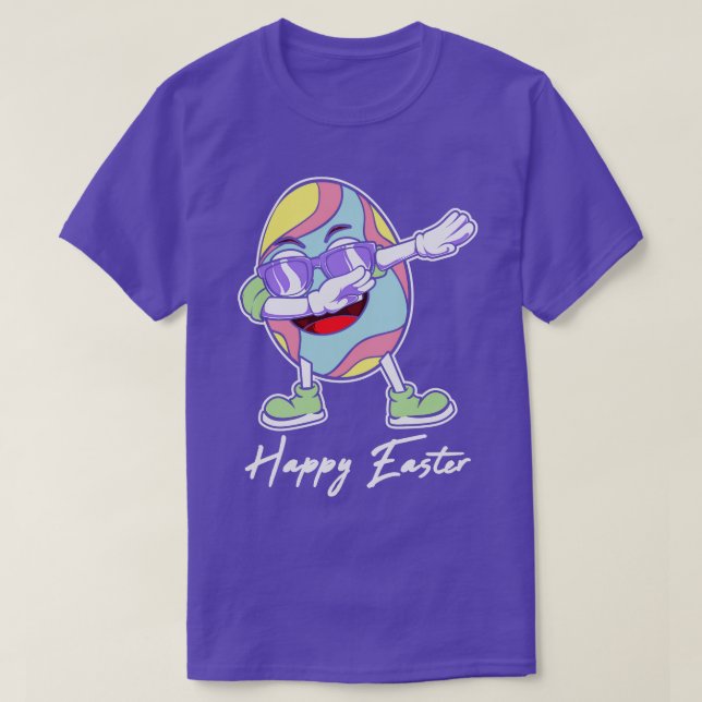 Happy Easter Dabbing Egg Fun  T-Shirt (Design Front)