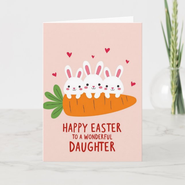 Happy Easter Daughter Card (Front)