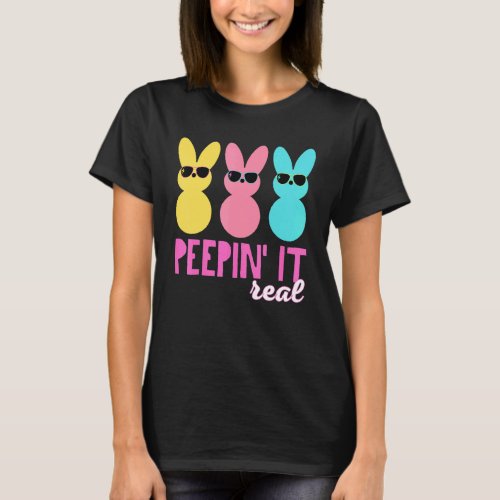Happy Easter Day 2022 Bunny Egg Hunt  Peepin It Re T_Shirt