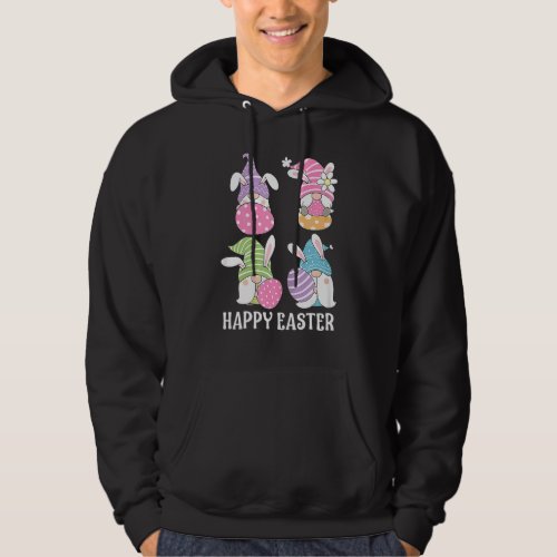 Happy Easter Day 2022  Bunny Gnome Hug Easter Eggs Hoodie