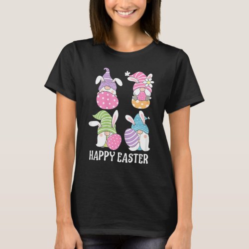Happy Easter Day 2022  Bunny Gnome Hug Easter Eggs T_Shirt