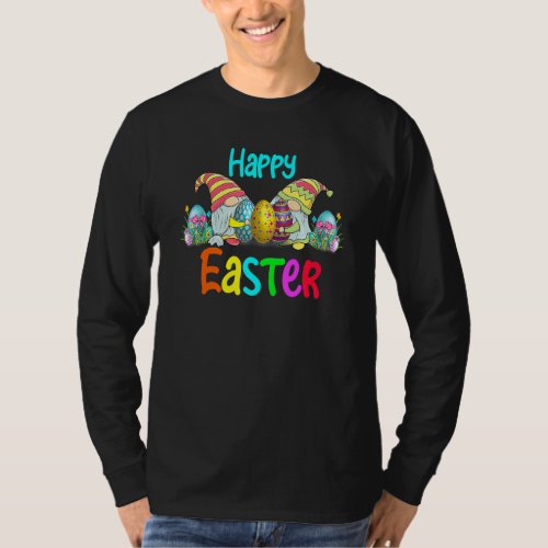 Happy Easter Day 2022  Bunny Gnome Hug Easter Eggs T_Shirt