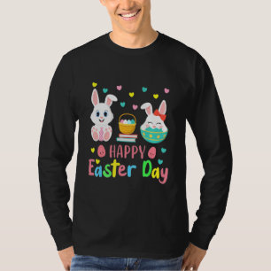 Happy Easter Day 2022 Cute Little Bunny Funny Rabb T-Shirt