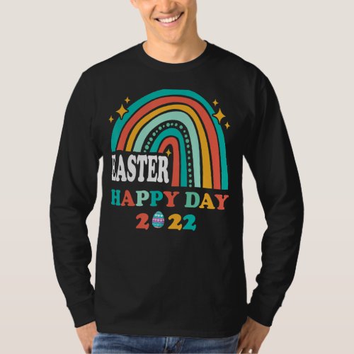 Happy Easter Day 2022 Rainbow Kids Boys Teens Girl T_Shirt