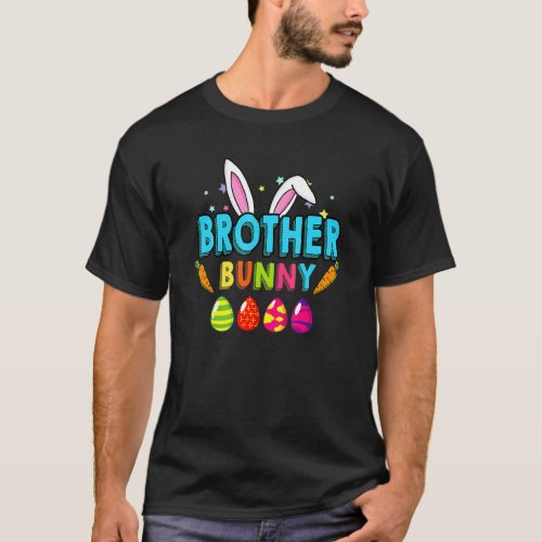 Happy Easter Day Brother Bunny Costume Family East T_Shirt