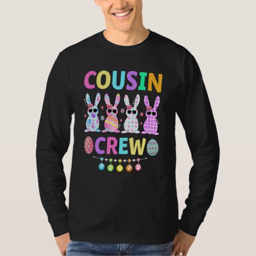 Happy Easter Day Bunny Easter Cousin Crew Toddler  T_Shirt