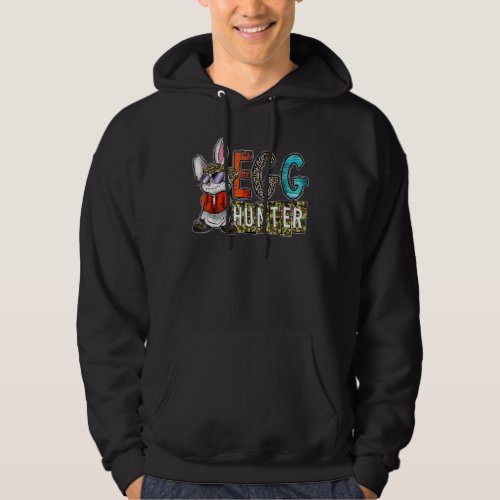 Happy Easter Day Bunny Egg  Boys Girls Kids Hoodie