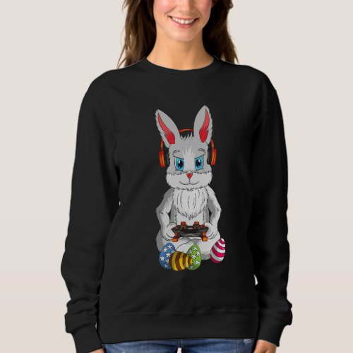 Happy Easter Day Bunny Egg  Boys Girls Kids Video  Sweatshirt