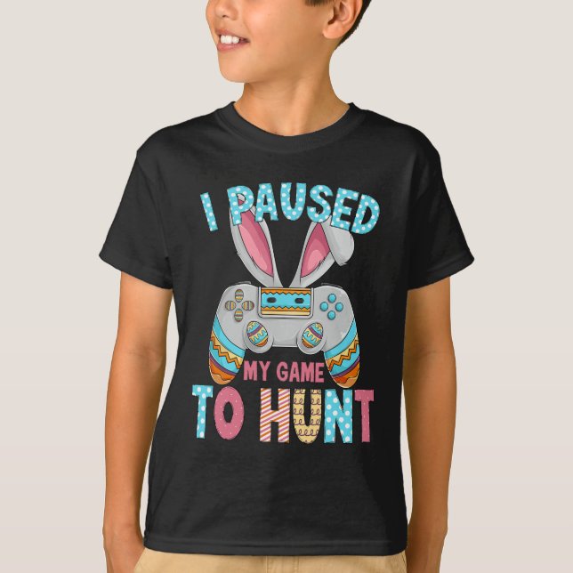Happy Easter Day Bunny Egg Fun Teen Boys Men Kids  T-Shirt (Front)