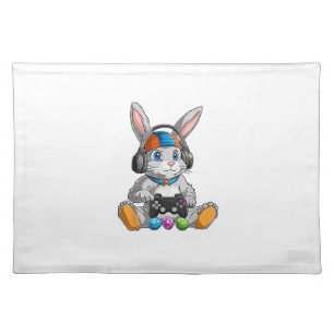 Happy Easter Day Bunny Egg Funny Boys Girls Kids G Cloth Placemat