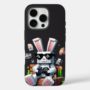 Happy Easter Day Bunny Egg Video Gamer Easter Day iPhone 16 Pro Case