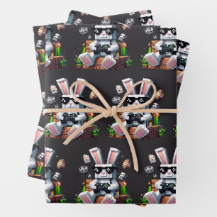 Happy Easter Day Bunny Egg Video Gamer Easter Day Wrapping Paper Sheets