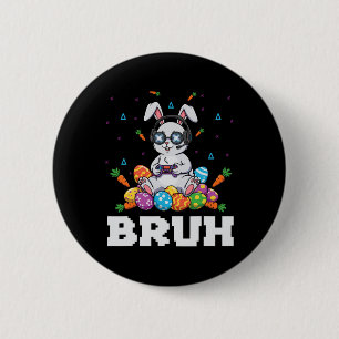 Happy Easter Day Bunny Egg Video Games Kids Men Ga Button