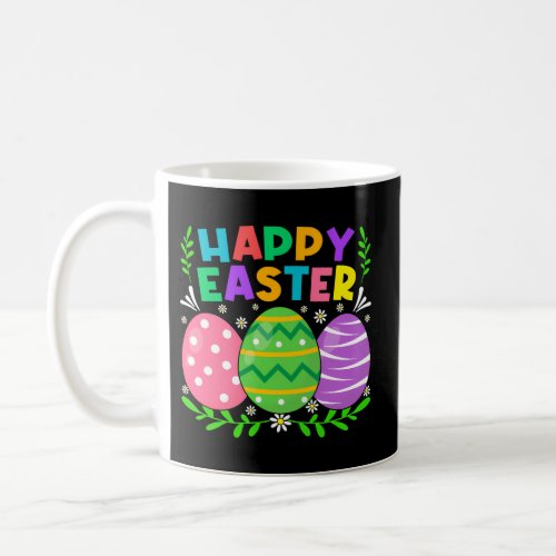 Happy Easter Day Bunny Eggs Easter Coffee Mug