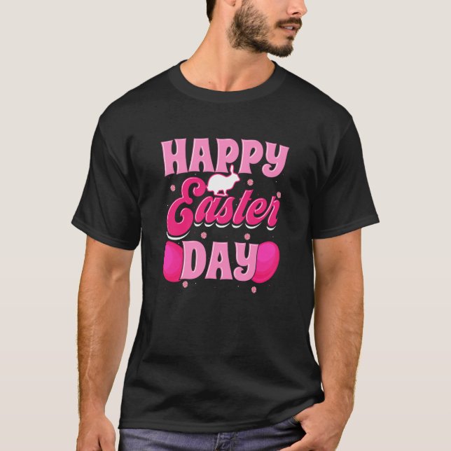Happy Easter Day Bunny Family Matching T-Shirt (Front)