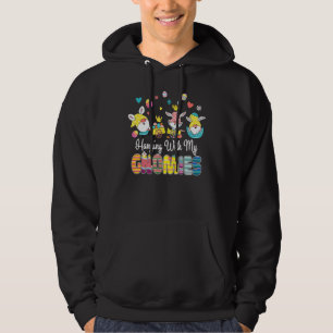 Happy Easter Day Bunny Gnome Hanging With My Gnomi Hoodie