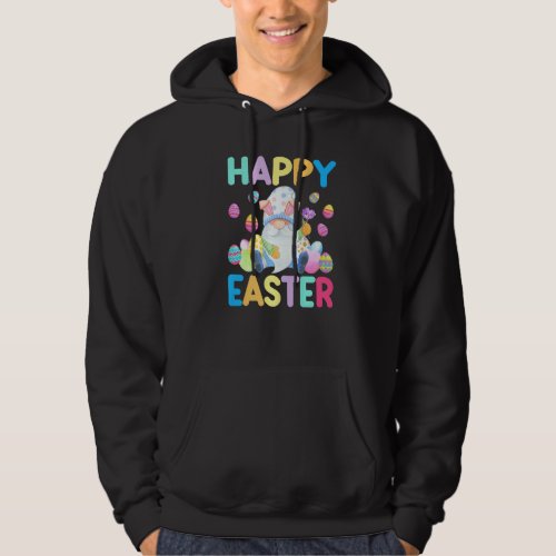 Happy Easter Day Bunny Gnome Hug Easter Eggs Cute  Hoodie