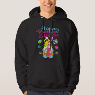 Happy Easter Day Bunny Spring Gnome Easter Hoodie