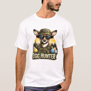 Happy Easter Day Camo Funny Hunting Boys Men Easte T-Shirt