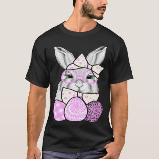 Happy Easter Day Cute Bunny Rabbit Face Tie Dye Gl T-Shirt