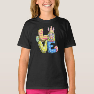 Happy Easter Day Cute Gnomes Love Easter Egg Bunny T-Shirt