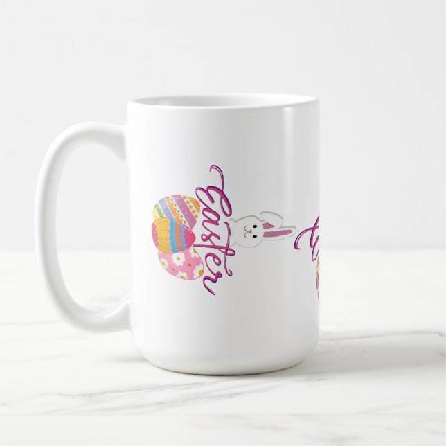 HAPPY EASTER DAY DESIGN COFFEE MUG (Left)