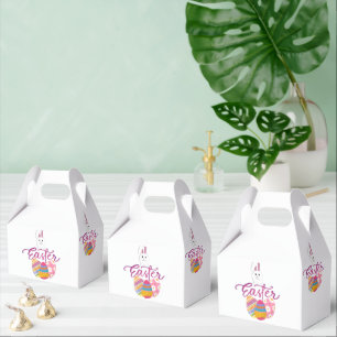 HAPPY EASTER DAY DESIGN FAVOR BOXES