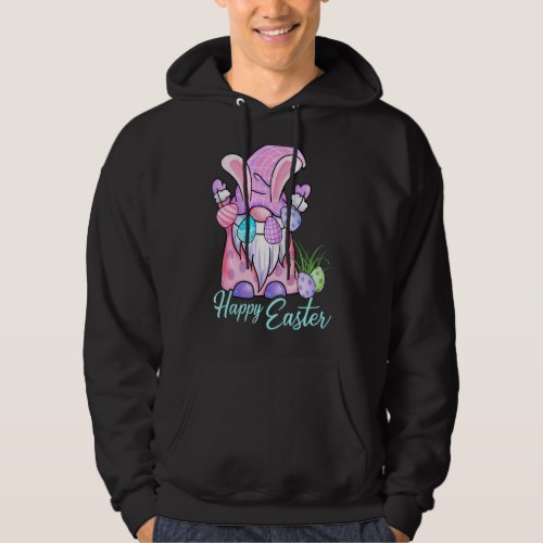 Happy Easter Day Easter Gnome Egg Hunting Basket C Hoodie