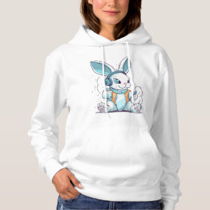 Happy Easter Day Egg Bunny Funny Gamer Boys Kids Hoodie