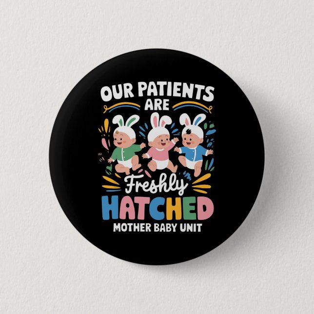 Happy Easter Day For By  Button (Front)