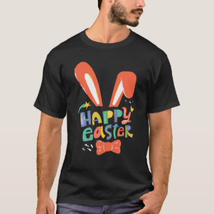 Happy Easter Day Funny Bunny Rabbit Ears Rabbit Co T-Shirt