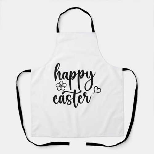 Happy Easter Day Funny Eggs Rabbit Funny T_shirt  Apron
