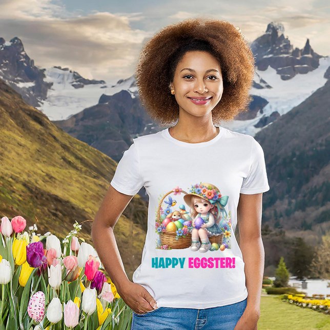Happy Easter Day - Hare T-Shirt (Creator Uploaded)