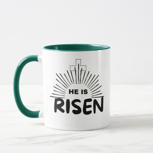 Happy Easter Day He is Risen Easter Gifts Mug