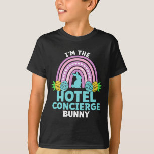 Happy Easter Day I M The Hotel Concierge Bunny T-Shirt