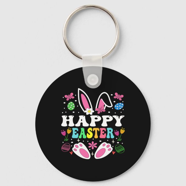 Happy Easter Day  Keychain (Front)