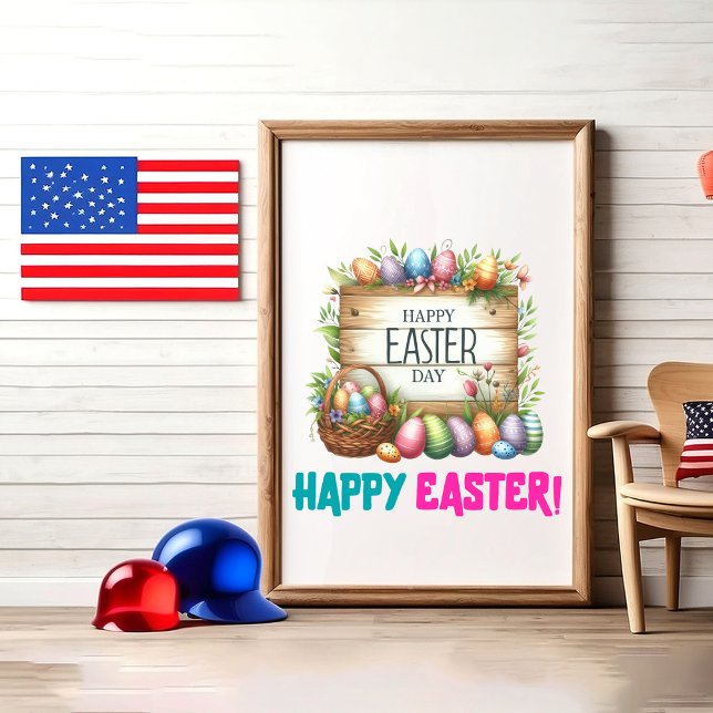 Happy Easter Day - Man Poster (Creator Uploaded)
