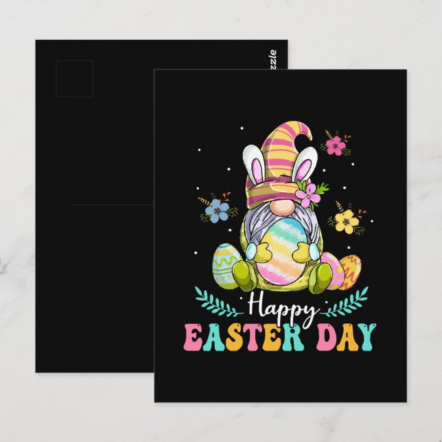 Happy Easter Day Postcard (Front/Back)