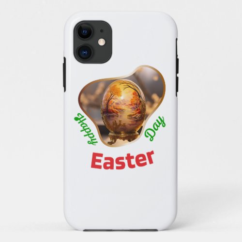 Happy Easter Day _ Saying iPhone 11 Case