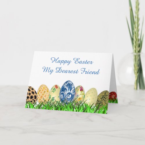 Happy Easter Dearest Friend Holiday Card