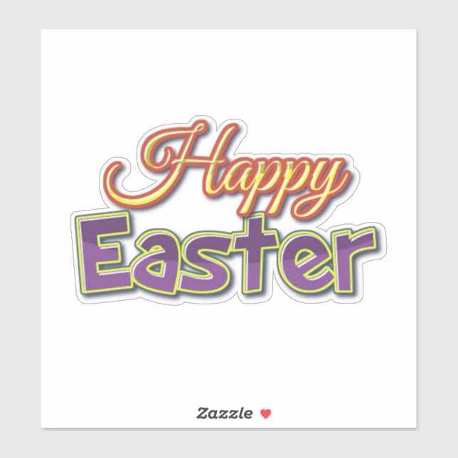 Happy Easter decal (Sheet)