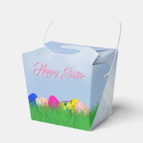 Happy Easter _ Decorated Eggs Floral Photography Favor Boxes