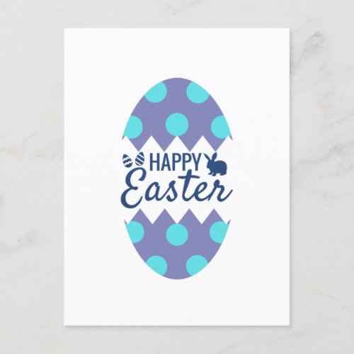 Happy Easter Design Postcard 