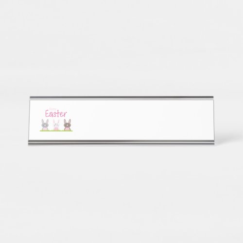 Happy Easter Desk Name Plate