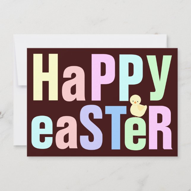 Happy Easter Dinner Invitation (Front)