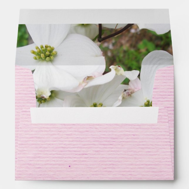 Happy Easter Dogwood Blossoms - Cornus florida Envelope (Back (Bottom))