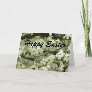 Happy Easter Dogwood Branch Card